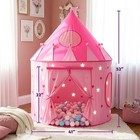 Playz Princess Castle Pop Up Tent   Dress Up Set     Kids Pink Playhouse Tent F   