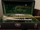 Early 1879 Antoine Courtois And Mille Sr Silver Cornet With Gold Wash Bell