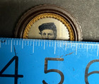 Rare 1860s Round Thermoplastic Cased Tintype Young Civil War Soldier 1-5 8 Inch