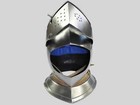 Medieval Close Armet Knight Helmet     18 Gauge Steel   Larp  Cosplay  Reenactment