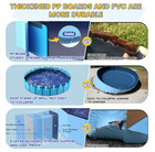 97  Foldable Dog kids Pool  Non-slip Hard Shell  Large Bath Tub  8 x16 h - 5xl