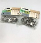 Intercrown Window Hardwware Metal Clip Rings   1 2  Inner Diameter   2 Packs