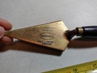 Vintage Scovill Brass Copper Aluminum Advertising Trowel Letter Opener