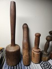 Antique Primitive Vintage Pestle   Masher  5 