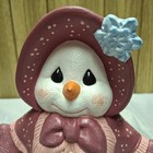 Vintage Snowlady Ceramic Bisque - Ready To Paint