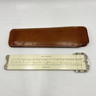 Pickett   Eckel Slide Rule Model 200 Leather Case 6  Long Vintage 1955 Read Look