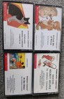 Scholastic Childrens Audio Book Cassette Tapes Learn To Read Lot 4  2 New  Santa