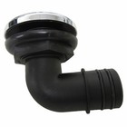 Qwik-loc New Chrome 90 Degree 1 -1 8  Plastic Thru Hull Fitting 291003849