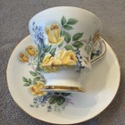 Yellow Rose Royal London Bone China England Tea Cup And Saucer Set