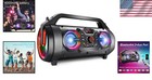 30w Bluetooth Speaker With Eq Sound Effects   Colorful Lights For Party Vibes
