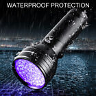 2 1pcs Uv 51 Led Flashlight Ultraviolet Blacklight 395nm Inspection Light Aa