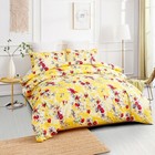 Dada Bedding Sunshine Yellow Hummingbirds Floral Duvet Cover Set W  Pillow Cases