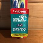 Colgate 360 Whole Mouth Clean Toothbrush Soft  set Of Two  Sealed