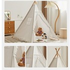 1 3m Kids Teepee Tent Indoor Playhouse Wigwam Portable Toddler Castle