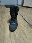 Men Boots Black Leather 45