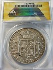 Peru 1820 Lima J p Silver 8 Reales Anacs Au53