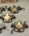 10 Antique Finish Drawer Pulls Early American Chippendale Look Style 3  Centers