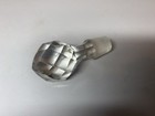 Vintage Large Clear Crystal Glass Multi Faceted Bottle Stopper
