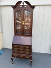 67580 Ethan Allen Traditional Secretary Desk With Hutch In Mahogany