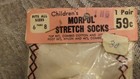 Vtg 60 s Girls Made-rite Morpul Combed Cotton Bobby Socks Sz 6-8 Nos School Girl
