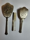 Vintage Silver Beauty Set Mirror Brush Comb