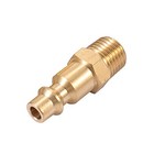 10pcs 1 4  Npt Brass Air Hose Quick Connect Fittings M-style Coupler Adapter