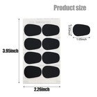 40 Pcs Saxophone Mouthpiece Pads 0 8 Mm Alto Black