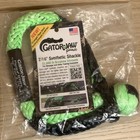 Bubba Rope 176745progb 7 16in Gator Jaw Soft Shackle Green black