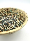 Mocha Marble Wet Shaving Bowl Handmade Textured Ceramic Lather Bowl