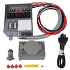 New 30 Amp 6-circuit Pro tran Transfer Switch Kit For Generators 7500 Watts