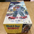 1960s Taiyo Japan Blink-a-gear Robot Original Box
