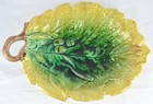 Vintage Majolica Oak Leaf   Acorn Platter Plate - Majolica 11  Oak Leaf Platter