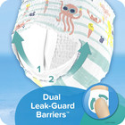 Pampers Swim Diapers - Splashers - Size 4  18 Count  Gap-free Disposable    