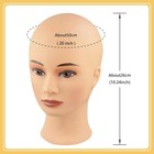 Bald Mannequin Head Female Professional Wig Head For Wig Making Displaying Wi   