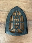 Old Cast Iron B d Footed Trivet For Sad Iron Antique