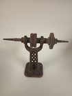 Antique Cast Iron Bench Grinder Buffer Drill Mini Lathe Collectible Jeweler Tool