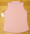Nwt Tail Womens Emmet Sleeveless 1 4zip Golf Shirt-m  96 Spring Bloom  pink 