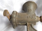 Antique Food Chopper Meat Grinder  55 Awr Germany  W  Cookie Extruder Attachment