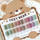 Yogurt Cozy Bear Syrup Gel Nail Polish Sheer Jelly Soak Off Korean Nail K-beauty