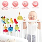 Baby Crib Hanging Rattles Spiral Stroller Toy Soft Car Seat Mobiles Newborn Gift