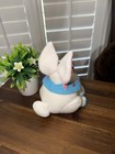Neopets Blue Cybunny Plushie 2002 Rare White Rabbit Plush Stuffed 6   