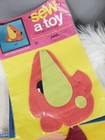 11 Vintage Phantasia Sew A Toy Stuffed Toy Cut Out Felt Vintage Mod 70s Dog