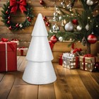 3 Pcs Foam Christmas Trees Cones For Crafts Polystyrene Shapes Diy