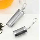 Stainless Steel Tea Infuser Ball Fine Mesh Strainer W Chain Hook For Tea