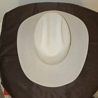 Resistol Wilderness  cb  Silverbelly Western Cowboy Hat 7 1 2 4 1 4  Brim Box