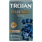 Trojan Sensitivity Bareskin Premium Lubricated Latex Condoms  10 Count Exp 12 26