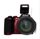 Nikon Coolpix B500 Red  Wifi And Bt - For Parts repair - Cracked Lcd Screen