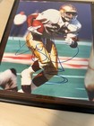 Raghib Ismail Rocket Signed Football Plaque 15 x12   552 1500 W coa