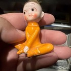 Vintage Ceramic Pixie Elf Figurine Japan Small Porcelain Christmas 2 5   