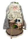 10    Santa   s To Treasure Plush Christmas Figurine Lamb Tx Primitive Folk Art 